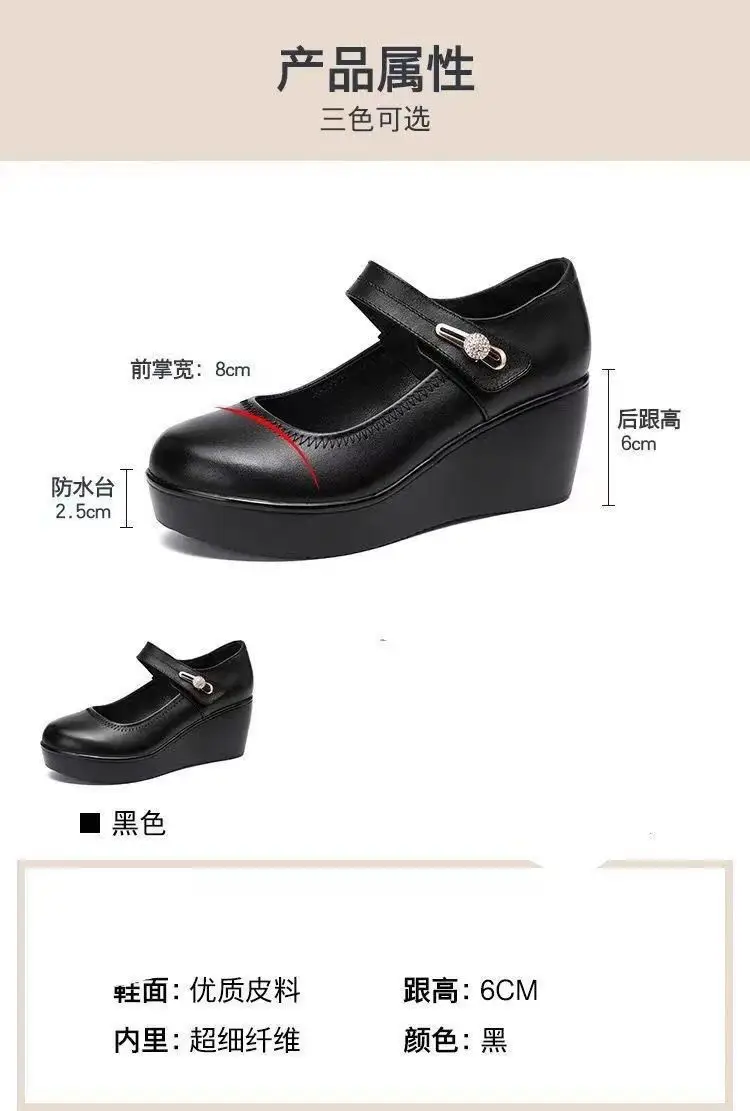 Women Red Platform Mules Wedge Heels 2022 — feature 5