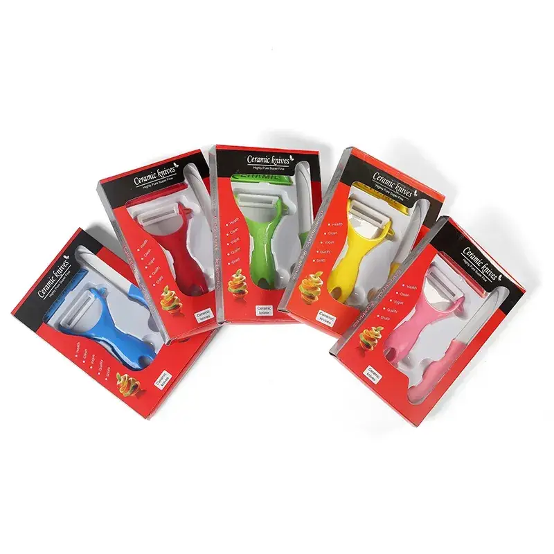 Ceramic Melon Planing Knife Set 3 Inch Green - Image 5