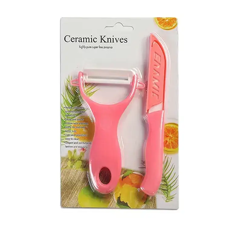 Ceramic Melon Planing Knife Set 3 Inch Green - Image 8