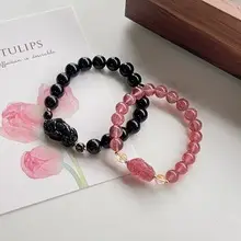 Women's Spring Flower Drizzle Bracelet with Jade Pearl — feature 9