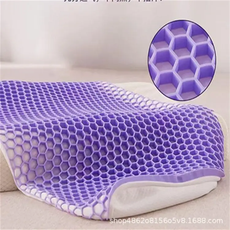Purple Pressure-Free Memory Pillow for Adults Single Bed - Image 4