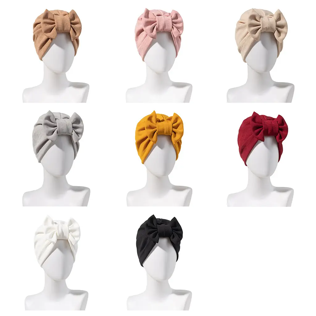 Removable Cross-Border Hair Bow Cap Set of 6 - Image 9