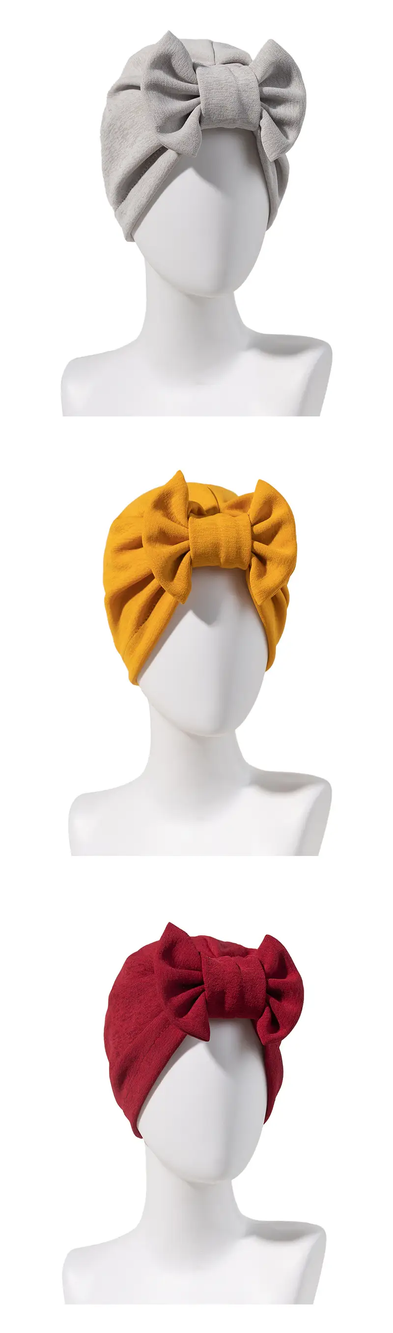 Removable Cross-Border Hair Bow Cap Set of 6 — feature 5