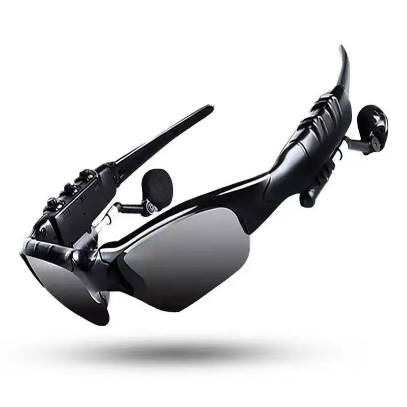 Smart Bluetooth Audio Glasses with Sun Protection Blue - Image 4