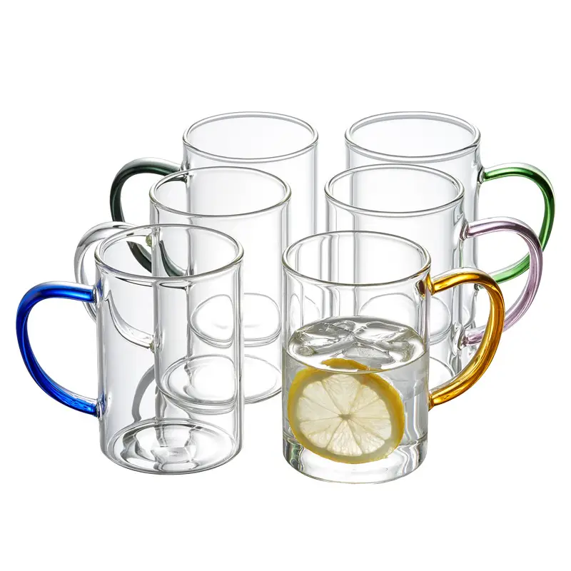 Transparent Glass Cups Set for Kitchen & Home Use - Image 4