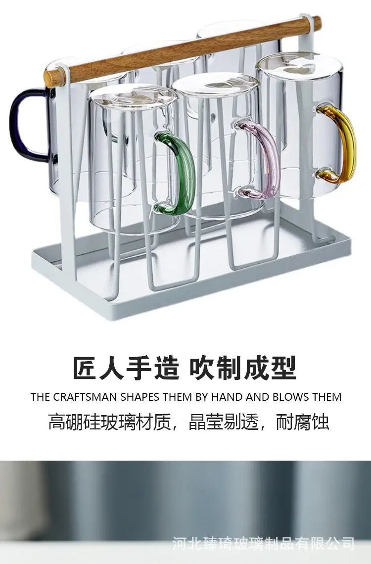 Transparent Glass Cups Set for Kitchen & Home Use — feature 6