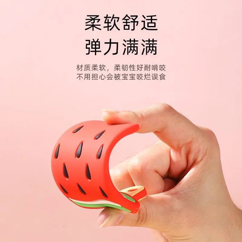Baby Ice Cream Teether Silicone Toothpaste Toy