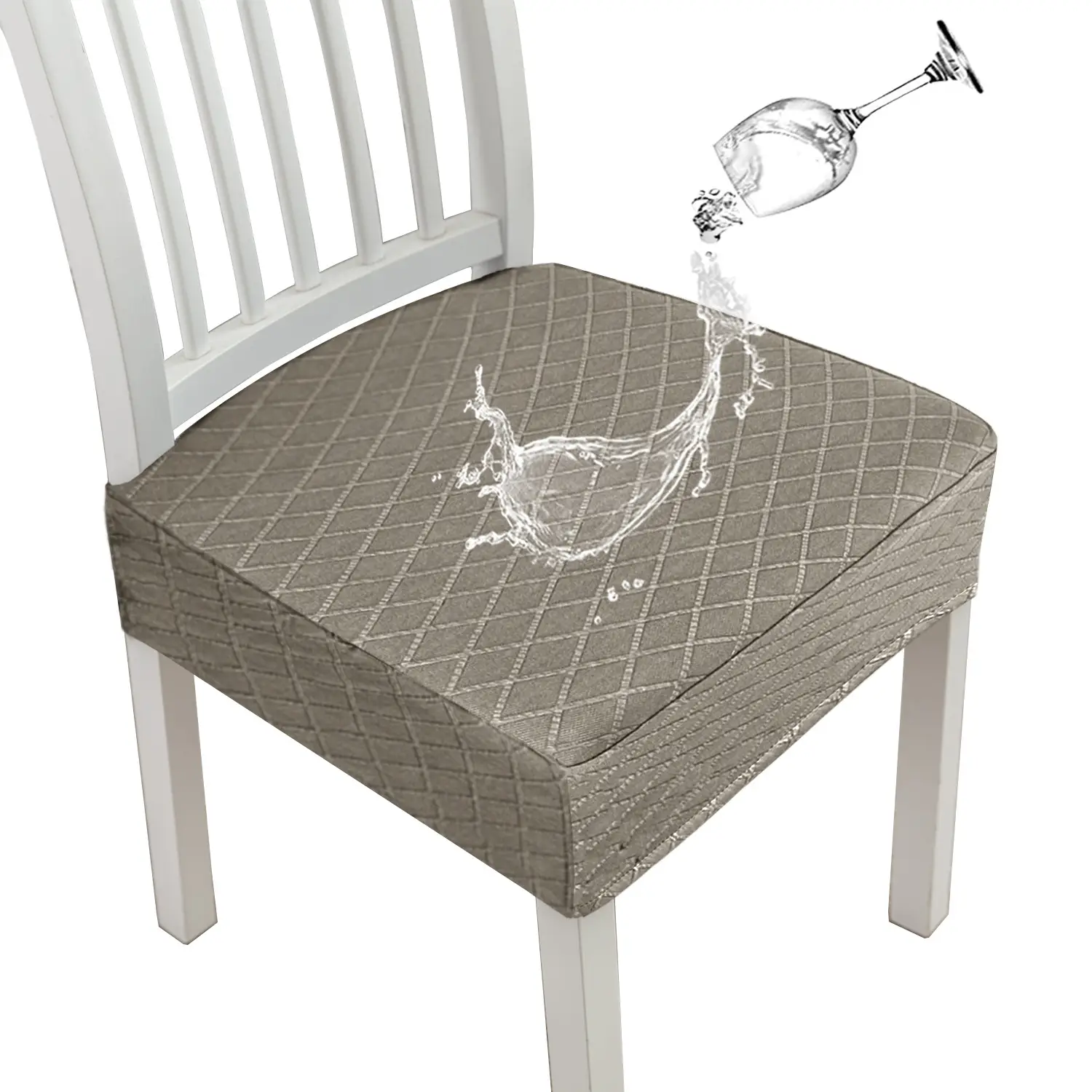 Waterproof Chair Cover One-piece Elastic Luxury Design - Image 10