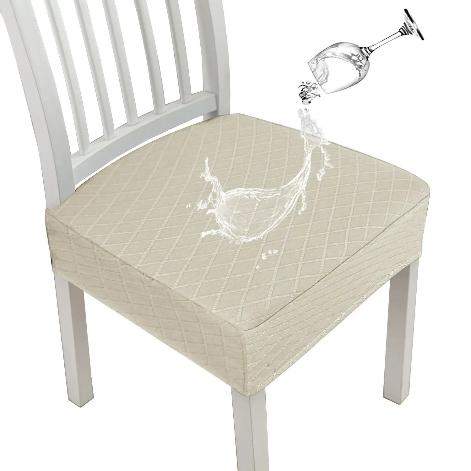 Waterproof Chair Cover One-piece Elastic Luxury Design - Image 2