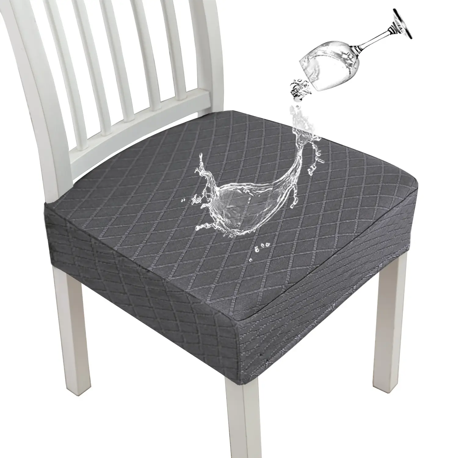 Waterproof Chair Cover One-piece Elastic Luxury Design - Image 4