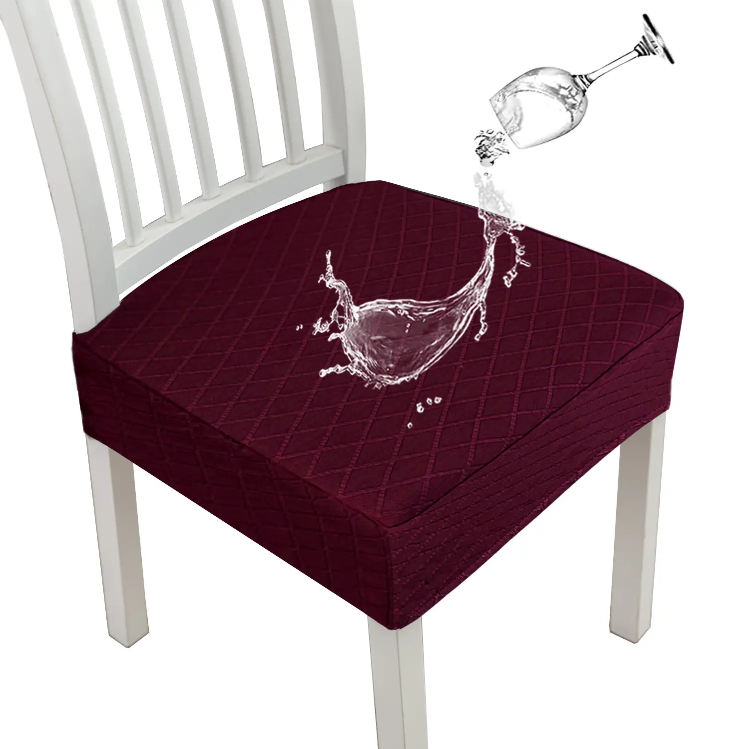 Waterproof Chair Cover One-piece Elastic Luxury Design - Image 6
