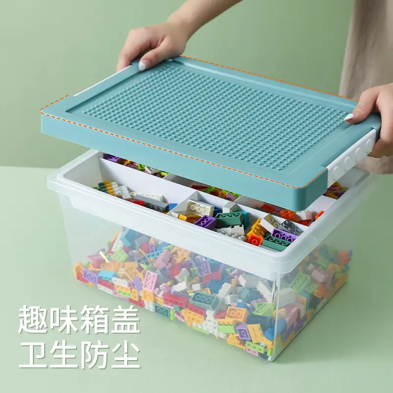 Children's Toy Storage Box with Small & Large Particle Layers - Image 12