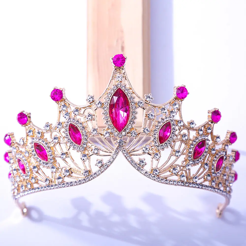 Silver Bridal Crown with Rhinestones for Women - Image 26