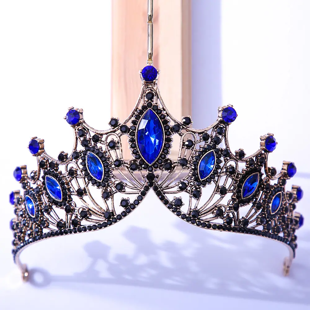 Silver Bridal Crown with Rhinestones for Women - Image 28
