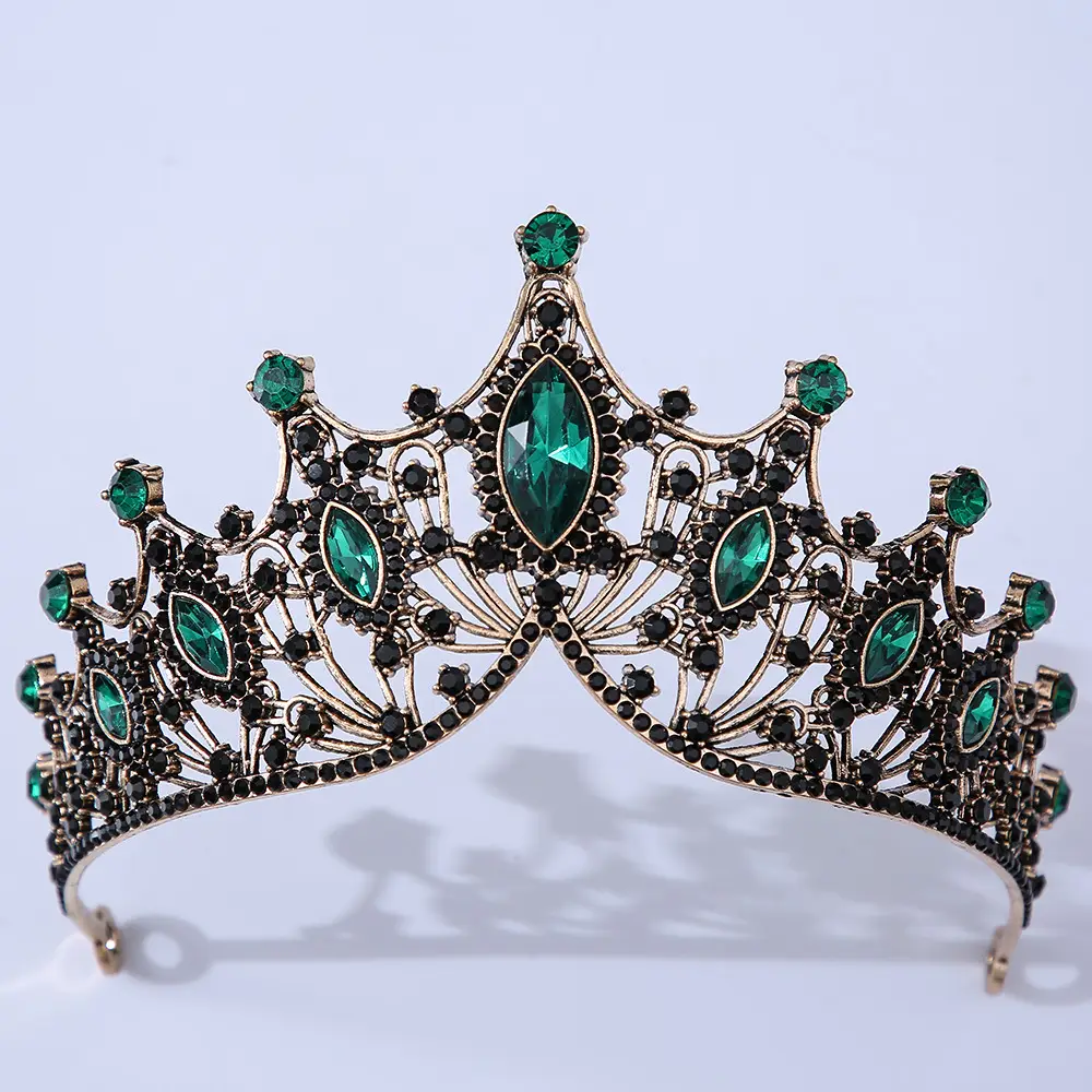 Silver Bridal Crown with Rhinestones for Women - Image 30