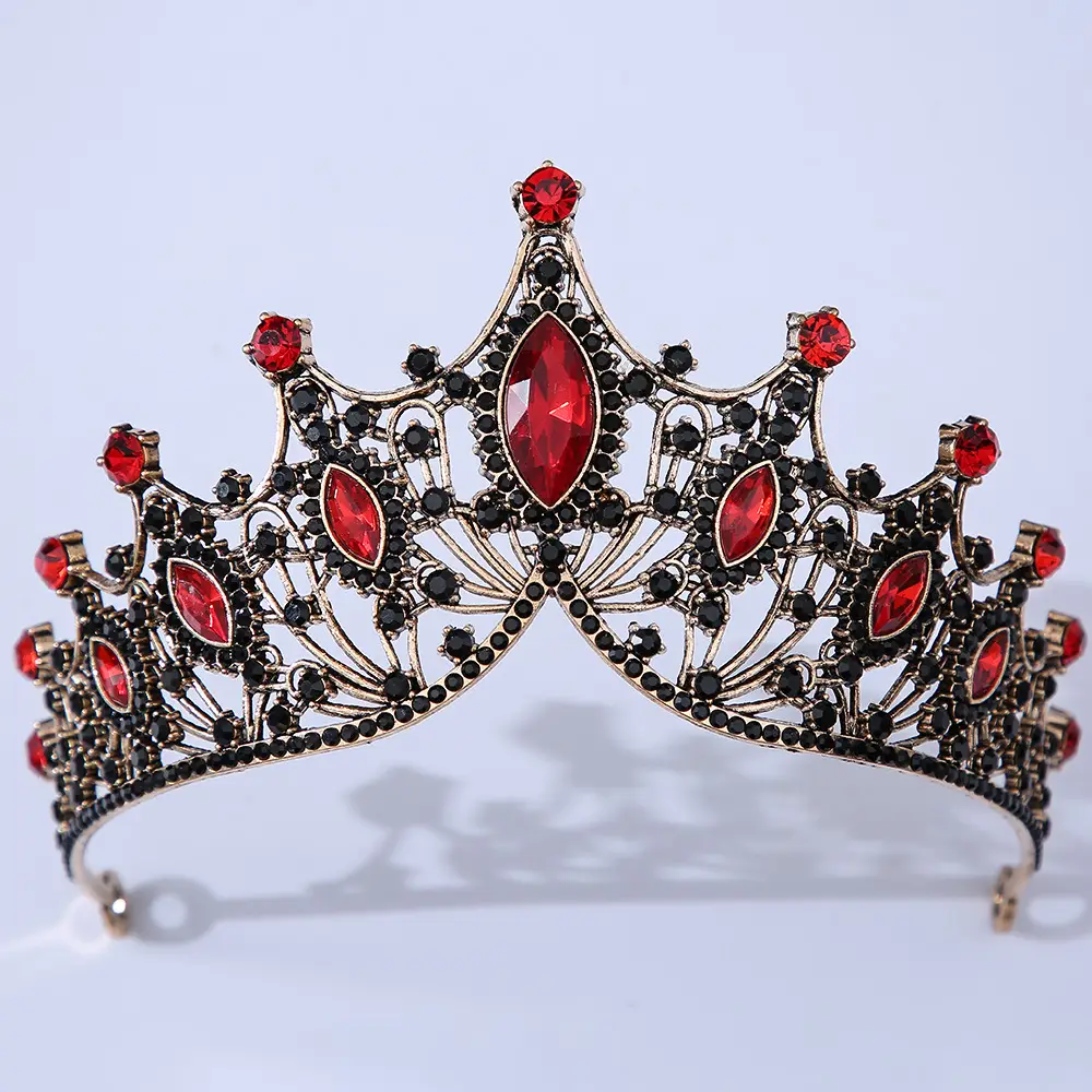 Silver Bridal Crown with Rhinestones for Women - Image 31