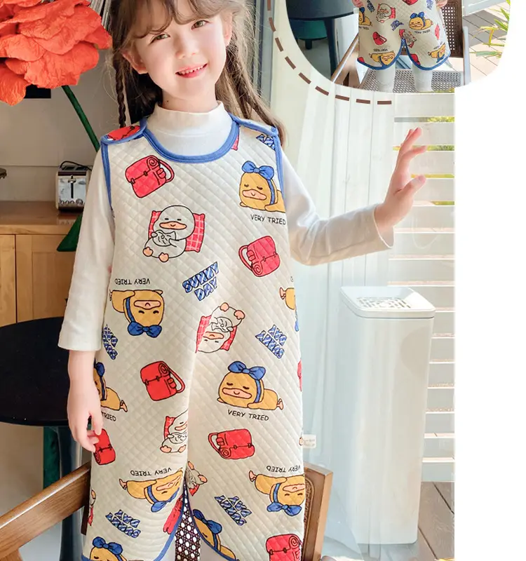 Cotton Baby Sleep Vest Spring Autumn Kids Boys Girls — feature 12