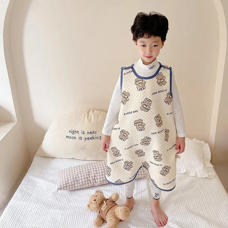 Cotton Baby Sleep Vest Spring Autumn Kids Boys Girls