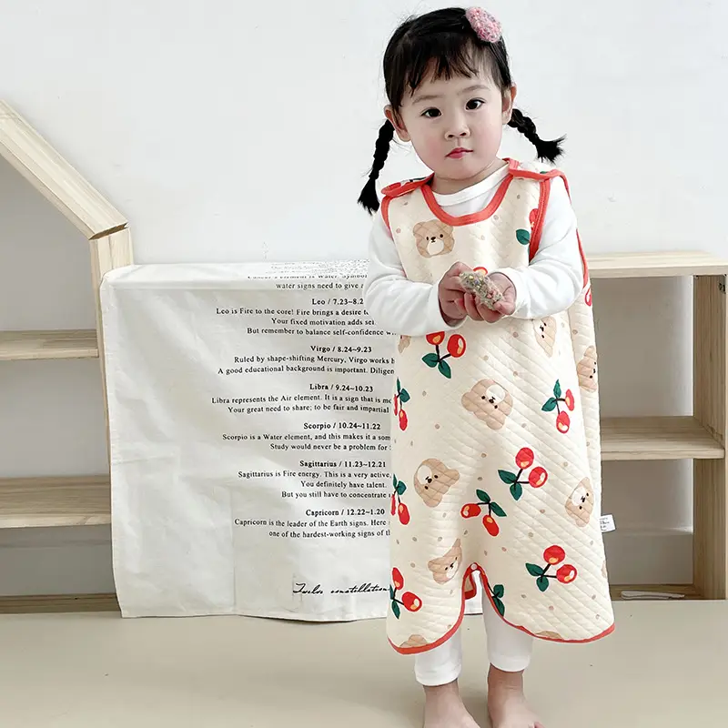 Cotton Baby Sleep Vest Spring Autumn Kids Boys Girls