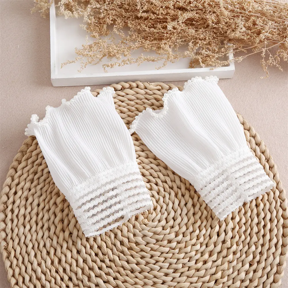 New Car Bead Lace Accessories, Temperament, Small Fragrance, Three-Dimensional Lace, Decorative Cuffs, Fake Collar, Cross-Border Manufacturer Wholesale — feature 15