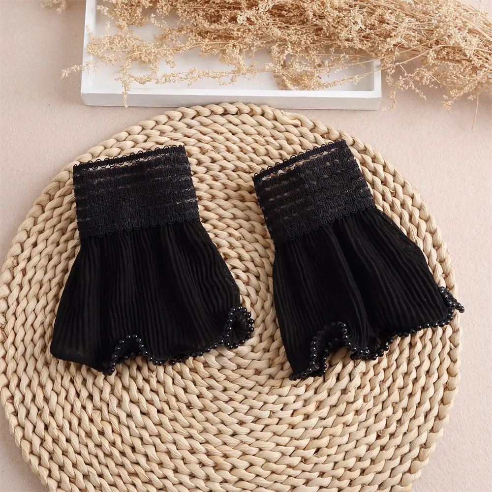 New Car Bead Lace Accessories, Temperament, Small Fragrance, Three-Dimensional Lace, Decorative Cuffs, Fake Collar, Cross-Border Manufacturer Wholesale — feature 20
