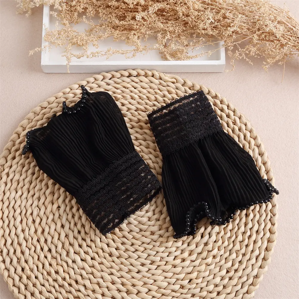 New Car Bead Lace Accessories, Temperament, Small Fragrance, Three-Dimensional Lace, Decorative Cuffs, Fake Collar, Cross-Border Manufacturer Wholesale — feature 21