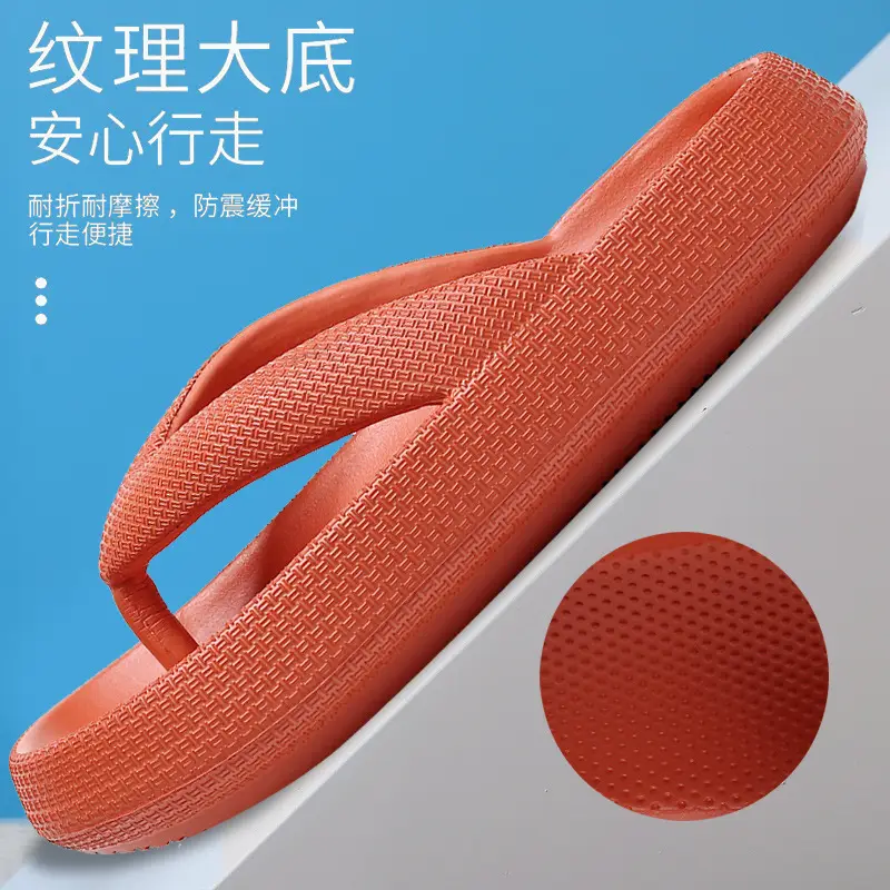 Pink Non-Slip Flip Flops for Home Use