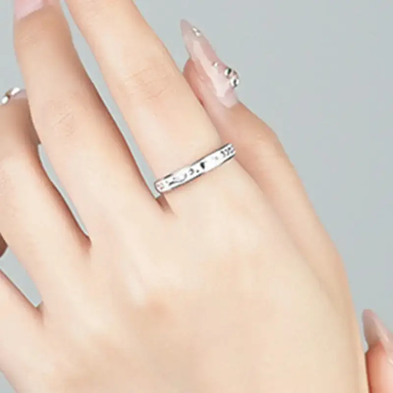 New Chi Yu Si Guyuan Couple Ring A Pair of Guofeng Glue Drop Fashion Niche Design Open Ring Ring Bracelet Jewelry - Image 2