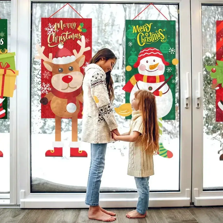 Christmas Snowman Hanging Decor for Door - Image 8