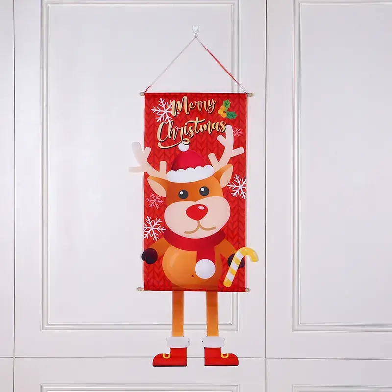 Christmas Snowman Hanging Decor for Door - Image 4