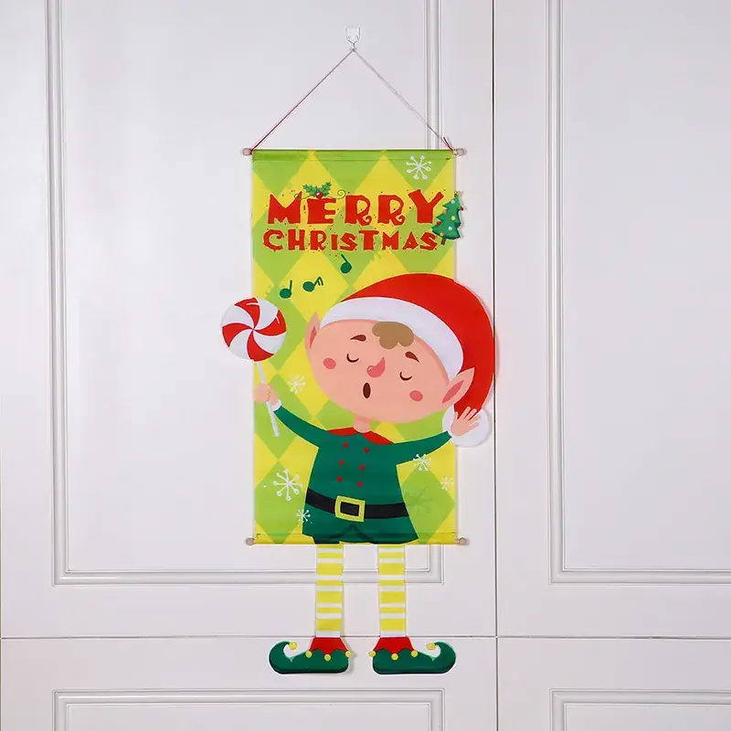 Christmas Snowman Hanging Decor for Door - Image 5