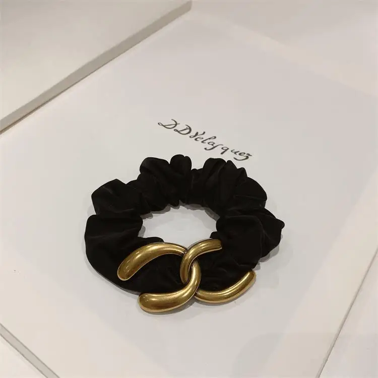 Simple Metal Hair Ring for Women's Elegant Hair Tie — feature 36