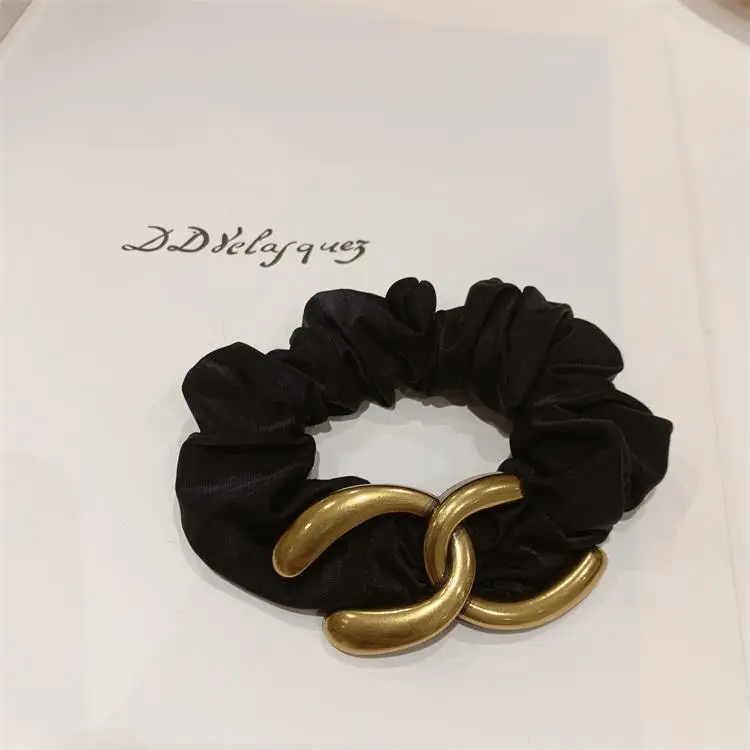 Simple Metal Hair Ring for Women's Elegant Hair Tie — feature 39