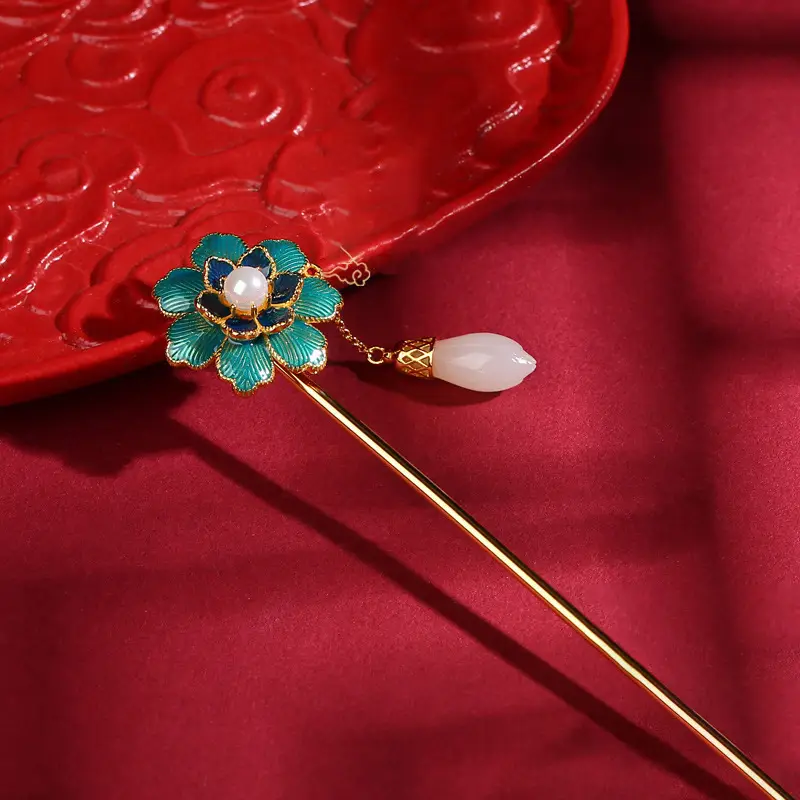 Women Antique Style Walking Hairpin Tassel High-end Sterling Silver - Image 4