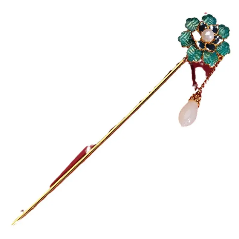 Women Antique Style Walking Hairpin Tassel High-end Sterling Silver - Image 7