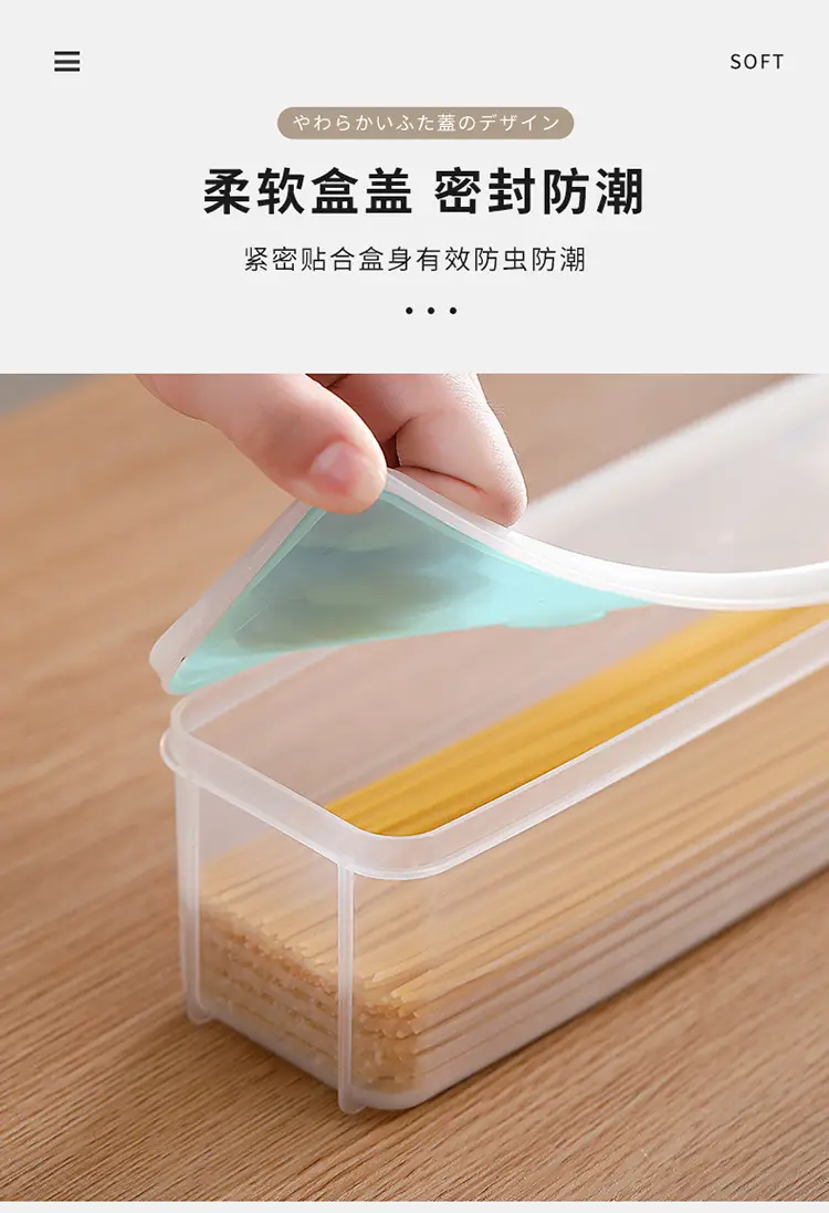 Light Green Rectangular Food Storage Box 1 Pack — feature 7