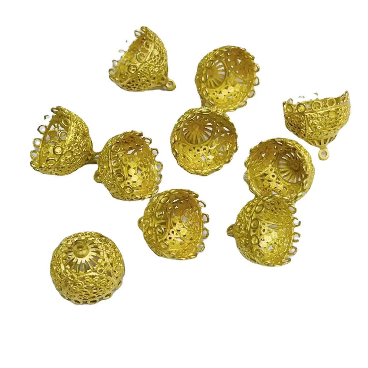 DIY Cast Copper Flower Caps for National Style