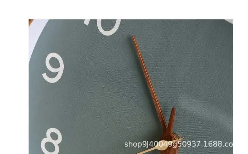 Nordic Wall Clock Modern Design Silent Quartz Living Room — feature 12