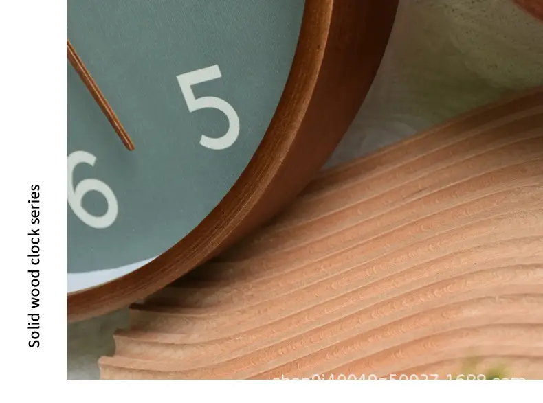 Nordic Wall Clock Modern Design Silent Quartz Living Room — feature 15