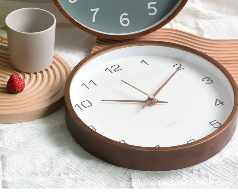 Nordic Wall Clock Modern Design Silent Quartz Living Room — feature 4