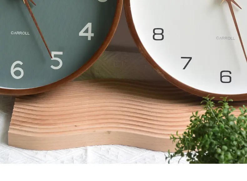Nordic Wall Clock Modern Design Silent Quartz Living Room — feature 7