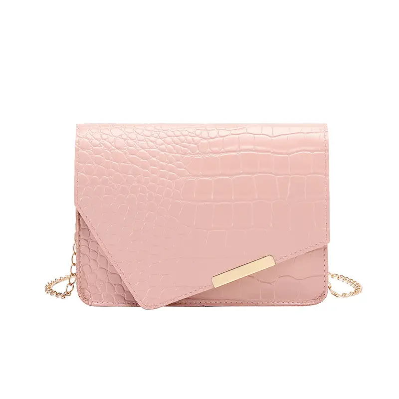 Black Croc Texture Women's Crossbody Bag 2022 - Image 10