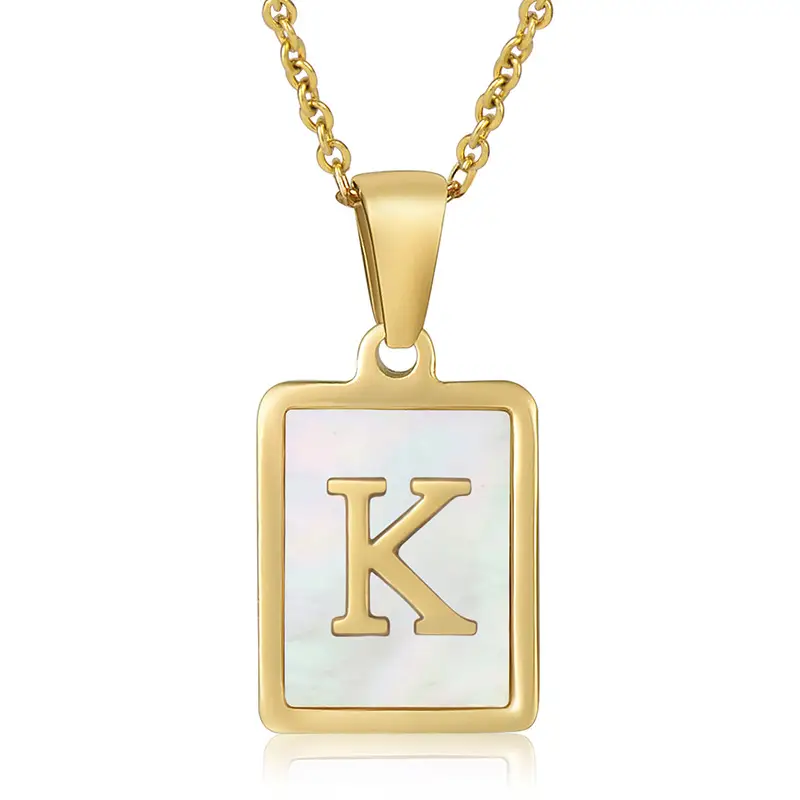 18K Gold F Necklace for Women - Image 11