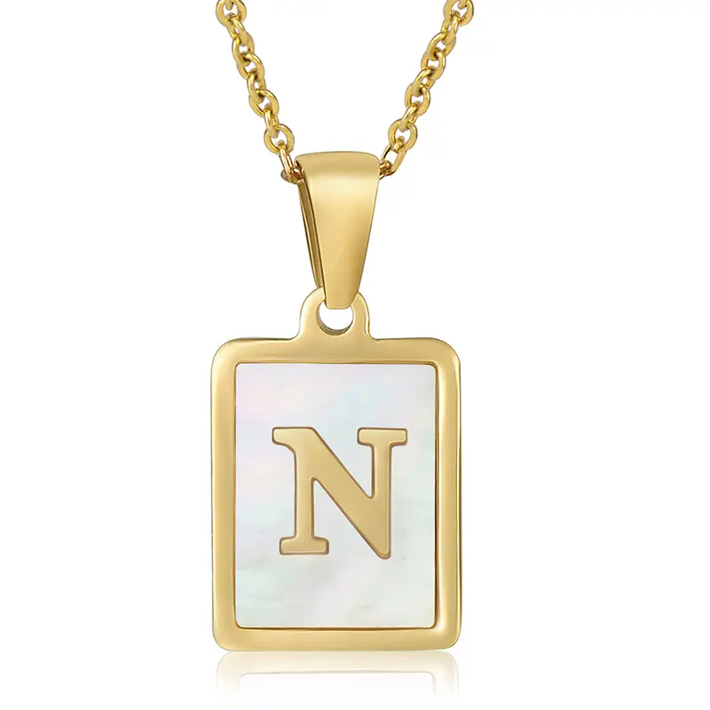 18K Gold F Necklace for Women - Image 14