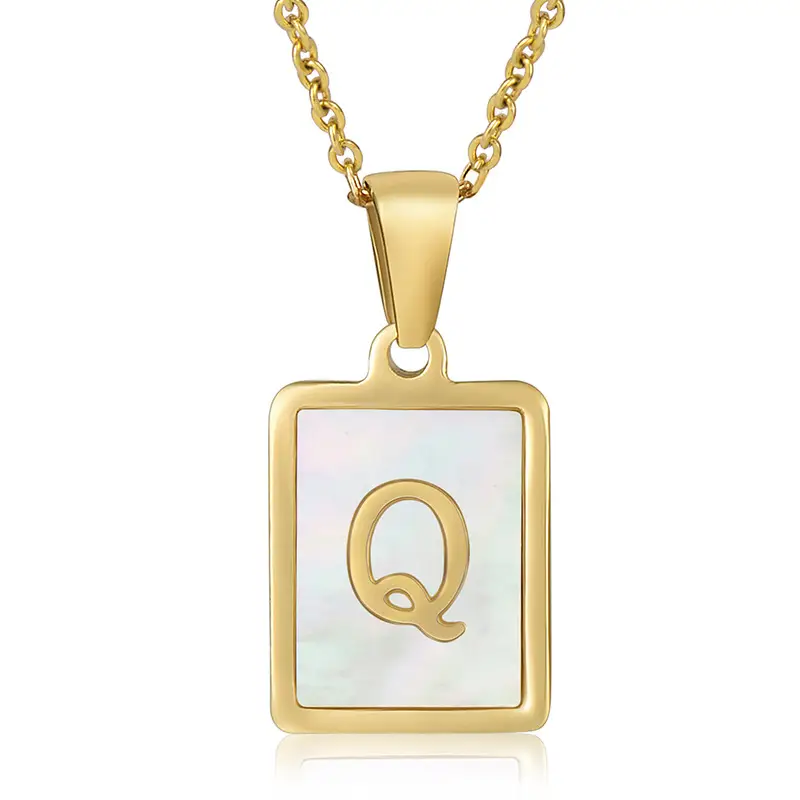 18K Gold F Necklace for Women - Image 17