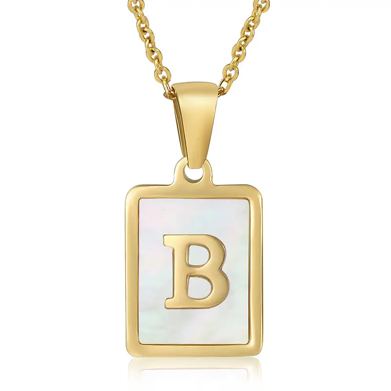 18K Gold F Necklace for Women - Image 2