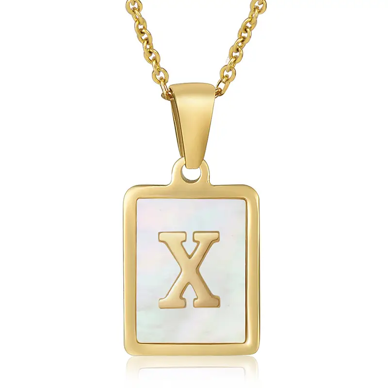 18K Gold F Necklace for Women - Image 24
