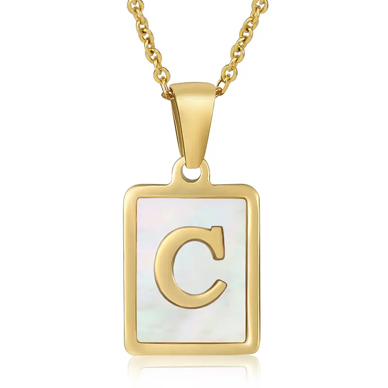 18K Gold F Necklace for Women - Image 3