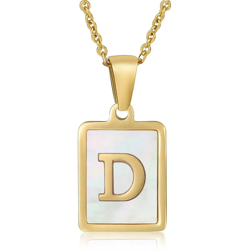 18K Gold F Necklace for Women - Image 4