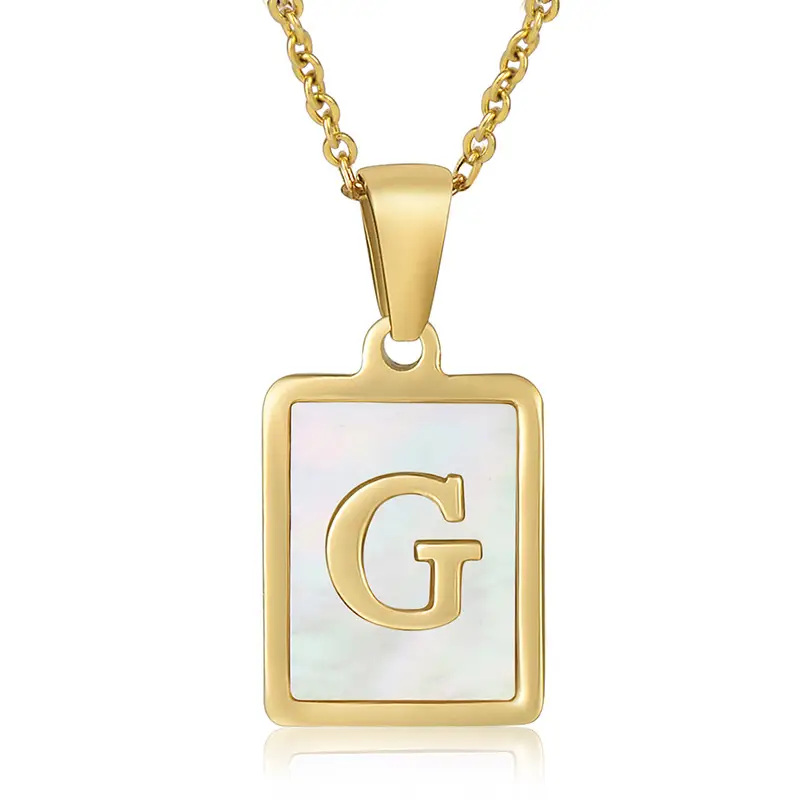 18K Gold F Necklace for Women - Image 7